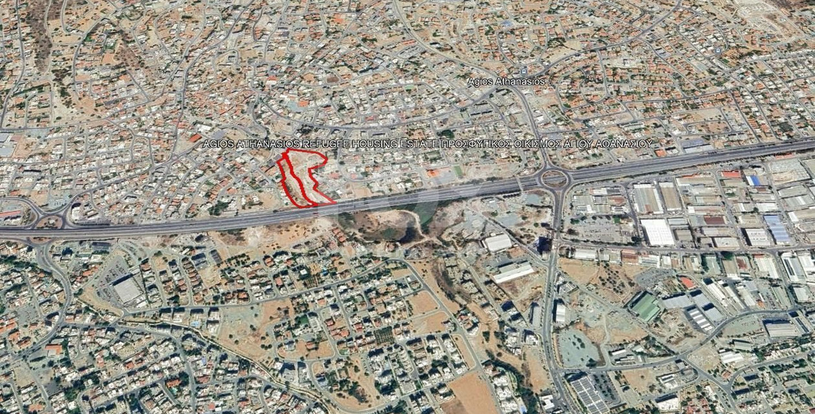 FOR SALE PRIME RESIDENTIAL LAND IN AGIOS ATHANASIOS  1117m² WITH 90% BUILDING DENSITY READY TO BUILD