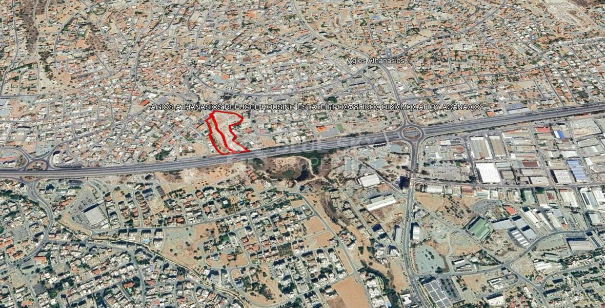 FOR SALE PRIME RESIDENTIAL LAND IN AGIOS ATHANASIOS  1117m² WITH 90% BUILDING DENSITY READY TO BUILD