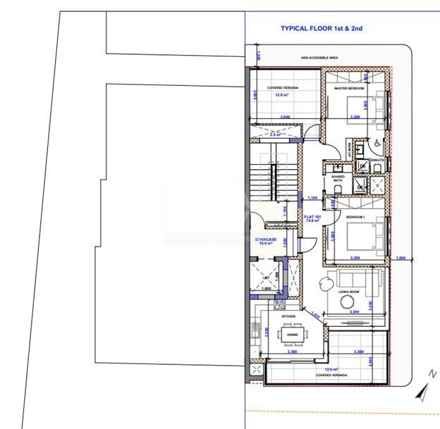 Two bedroom apartment for sale in Neapoli, Limassol