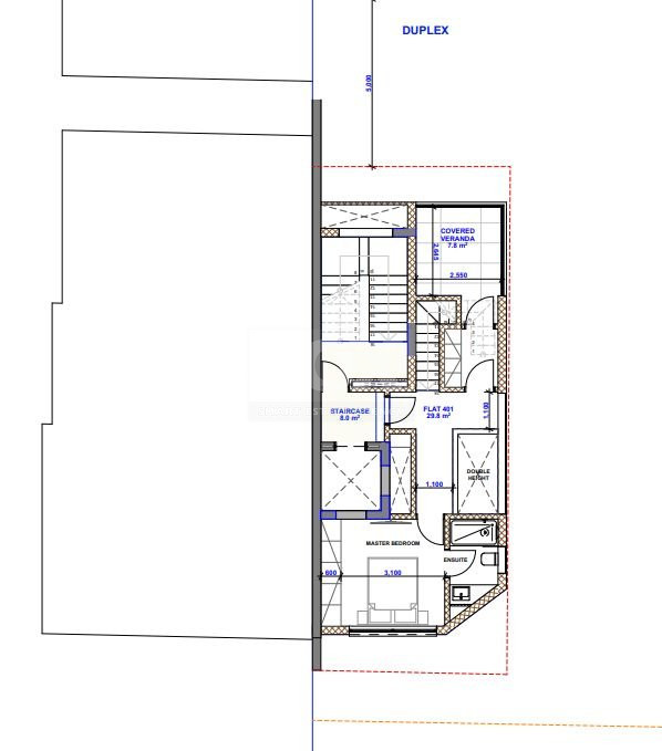Duplex 2 bedroom penthouse for sale in Neapoli, Limassol