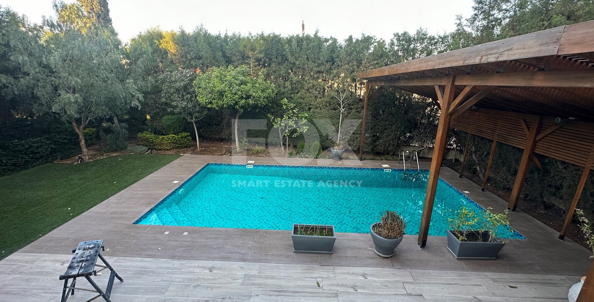 FOR RENT LUXURY 5 BEDROOM VILLA WITH SWIMMING POOL IN THE PANTHEA (MESA GEITONIA AREA OF LIMASSOL)