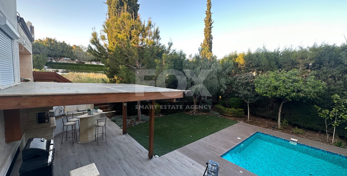 FOR RENT LUXURY 5 BEDROOM VILLA WITH SWIMMING POOL IN THE PANTHEA (MESA GEITONIA AREA OF LIMASSOL)