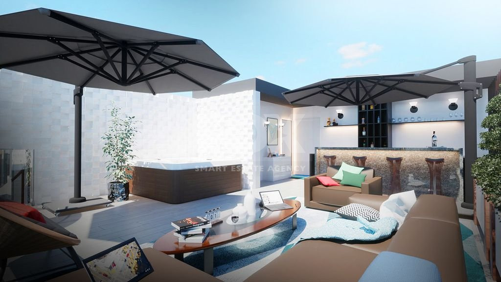 For Sale 3-Bedroom Penthouse with Roof garden, BBQ and Jacuzzi in Neapoli