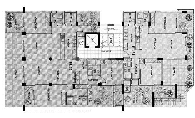 Amazing 2 + 2 bedroom apartment with roof garden plus studio of 24sqm for sale in Agios Athanasios, Limassol