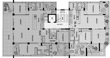Amazing 2 + 2 bedroom apartment with roof garden plus studio of 24sqm for sale in Agios Athanasios, Limassol