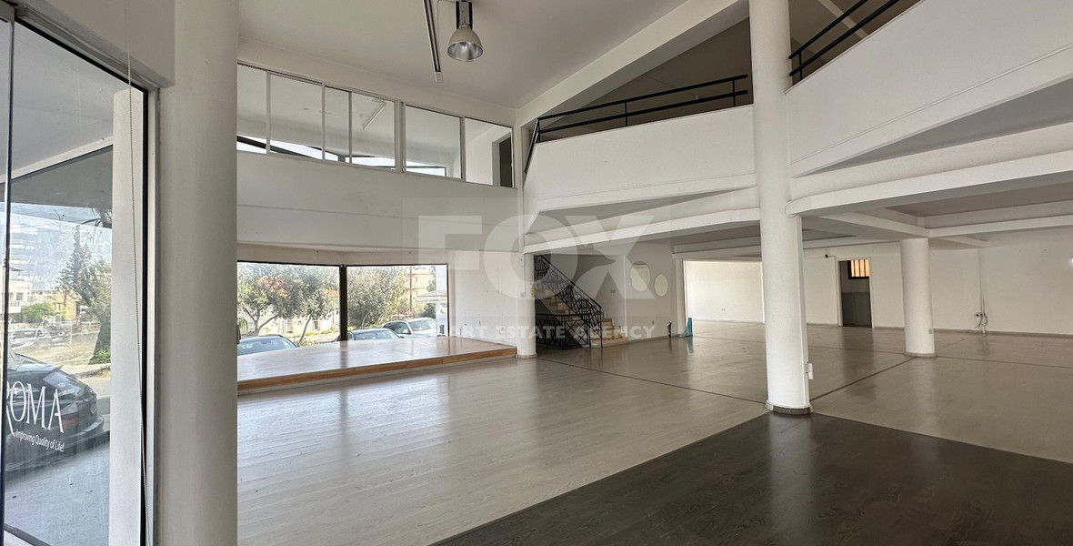 For Rent: Luxury showroom which can also be used as office premises in central Limassol.