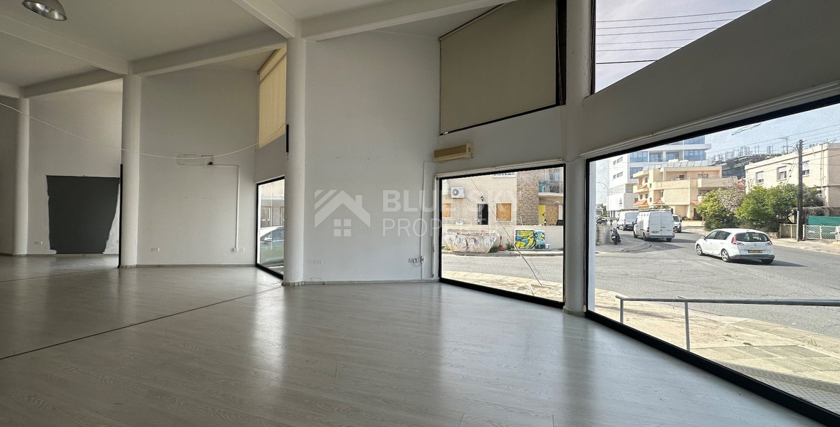 For Rent: Luxury showroom which can also be used as office premises in central Limassol