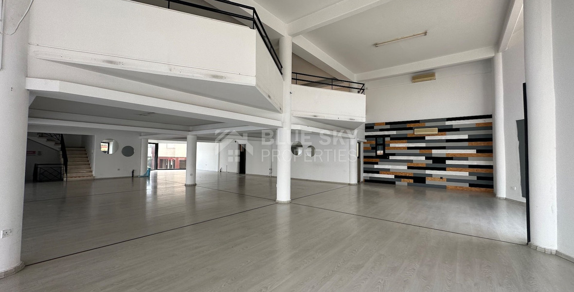 For Rent: Luxury showroom which can also be used as office premises in central Limassol