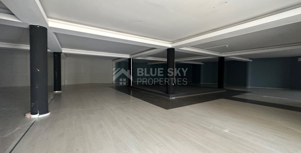 For Rent: Luxury showroom which can also be used as office premises in central Limassol