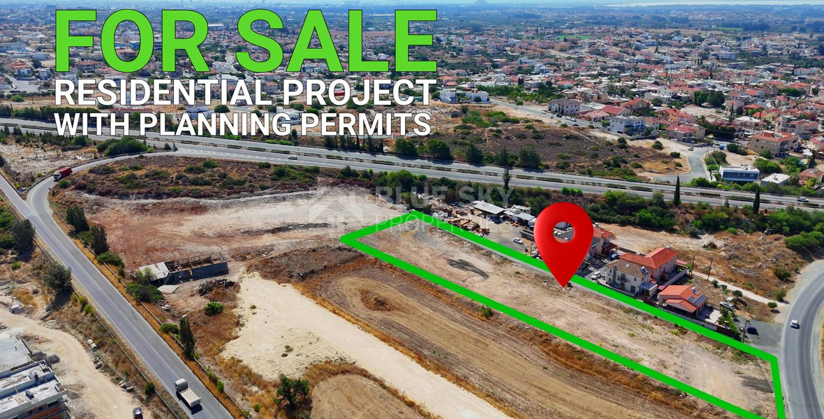 Plot for sale with planning permits in Kolossi, Limassol