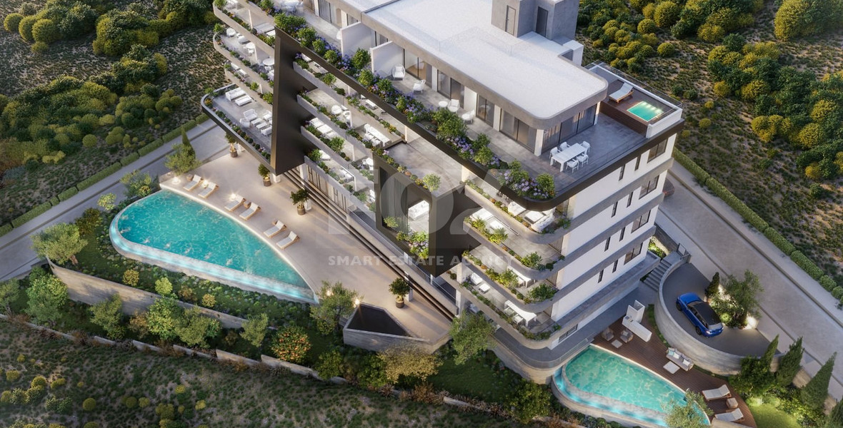 Modern Three Bedroom Apartment with Sea View For Sale in Panthea