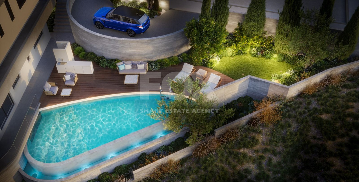 Modern Three Bedroom Apartment with Sea View For Sale in Panthea