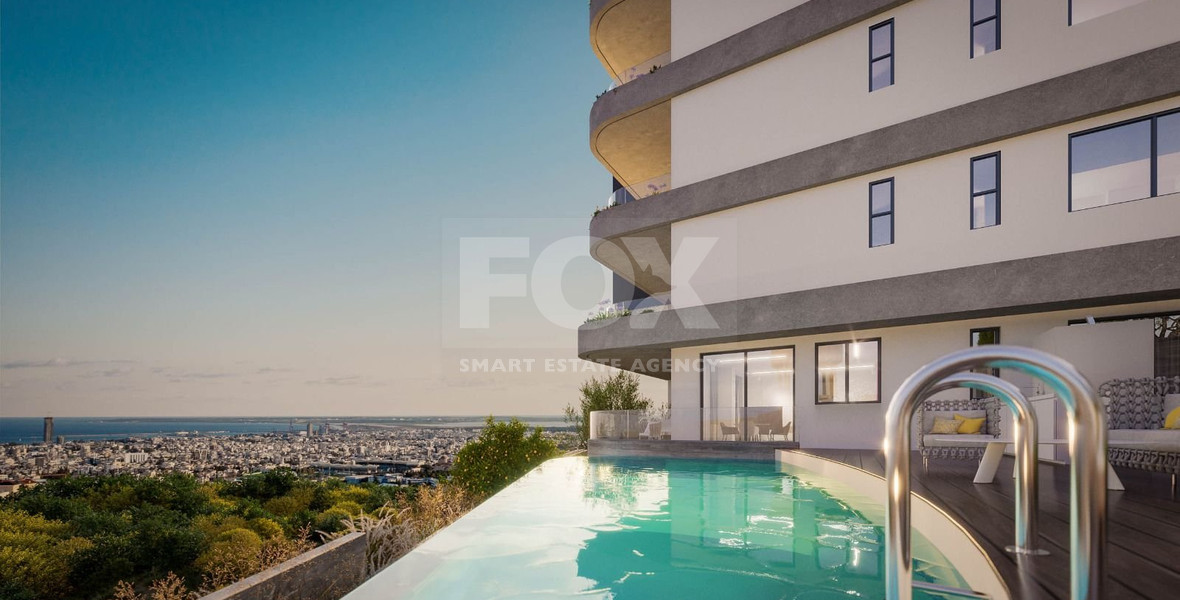 Modern Three Bedroom Apartment with Sea View For Sale in Panthea