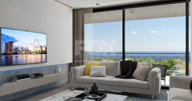 Modern two bedroom penthouse with private garden and jacuzzi for sale in Panthea