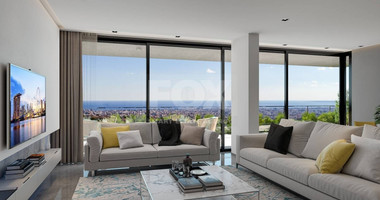 Modern two bedroom penthouse with private garden and jacuzzi for sale in Panthea