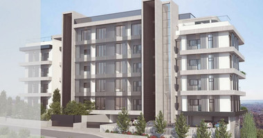 Modern three bedroom penthouse with private garden and jacuzzi for sale in Panthea