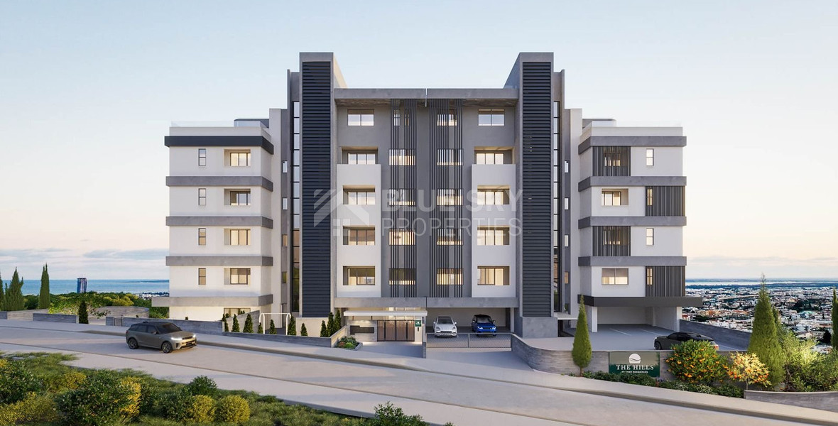 Modern three bedroom penthouse with private garden and jacuzzi for sale in Panthea