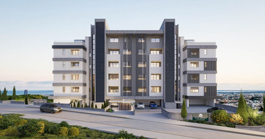 Modern three bedroom penthouse with private garden and jacuzzi for sale in Panthea