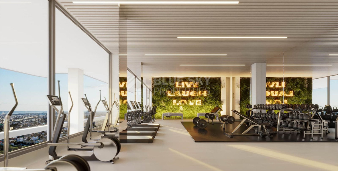 Modern three bedroom penthouse with private garden and jacuzzi for sale in Panthea