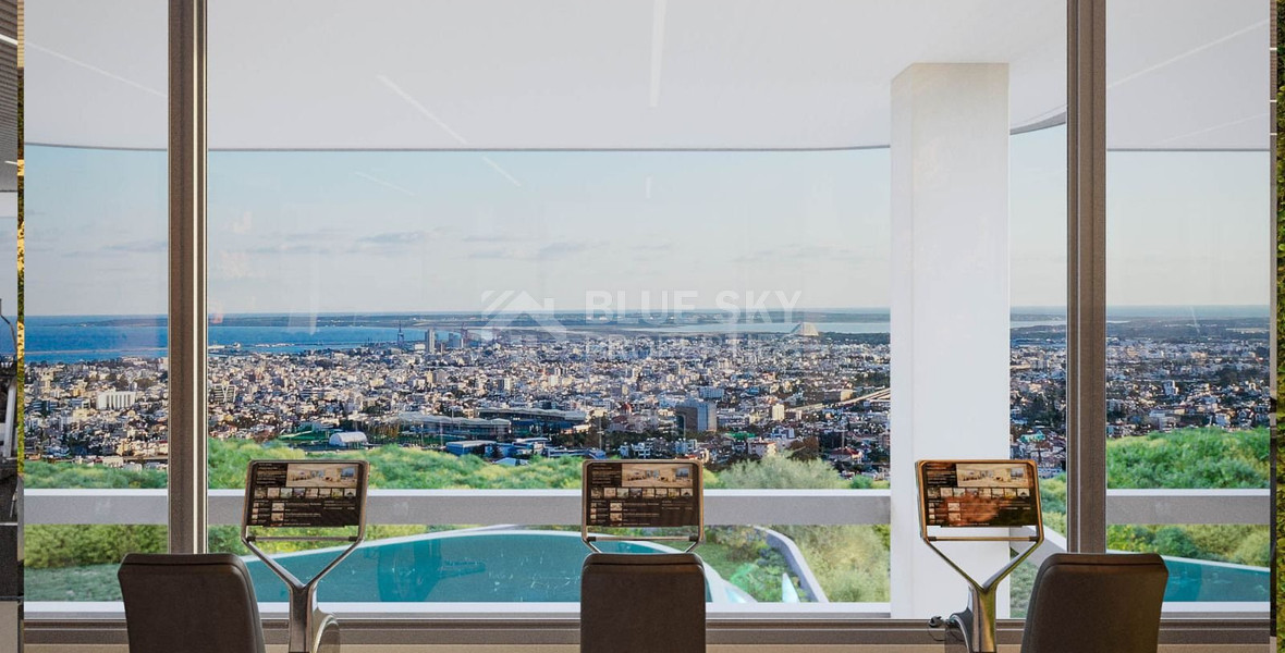 Modern three bedroom penthouse with private garden and jacuzzi for sale in Panthea