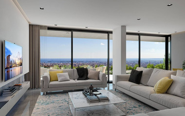 Modern two bedroom penthouse for sale in Panthea