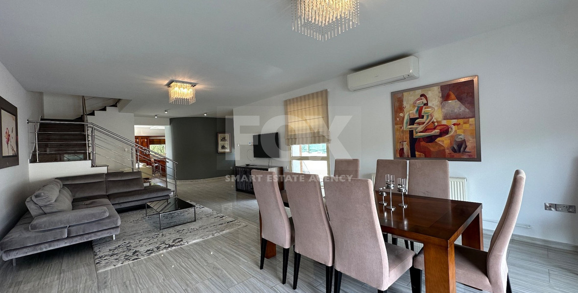 RENT: FURNISHED 3 BEDROOM HOUSE WITH COMMUNAL SWIMMING POOL IN PANTHEA AREA OF LIMASSOL