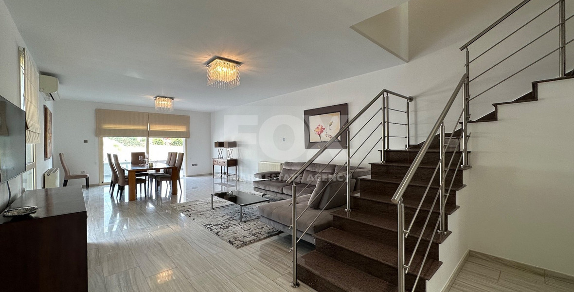 RENT: FURNISHED 3 BEDROOM HOUSE WITH COMMUNAL SWIMMING POOL IN PANTHEA AREA OF LIMASSOL