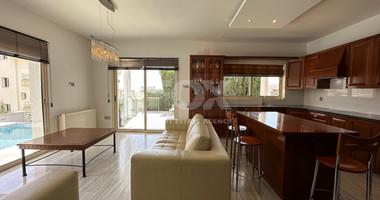 RENT: FURNISHED 3 BEDROOM HOUSE WITH COMMUNAL SWIMMING POOL IN PANTHEA AREA OF LIMASSOL