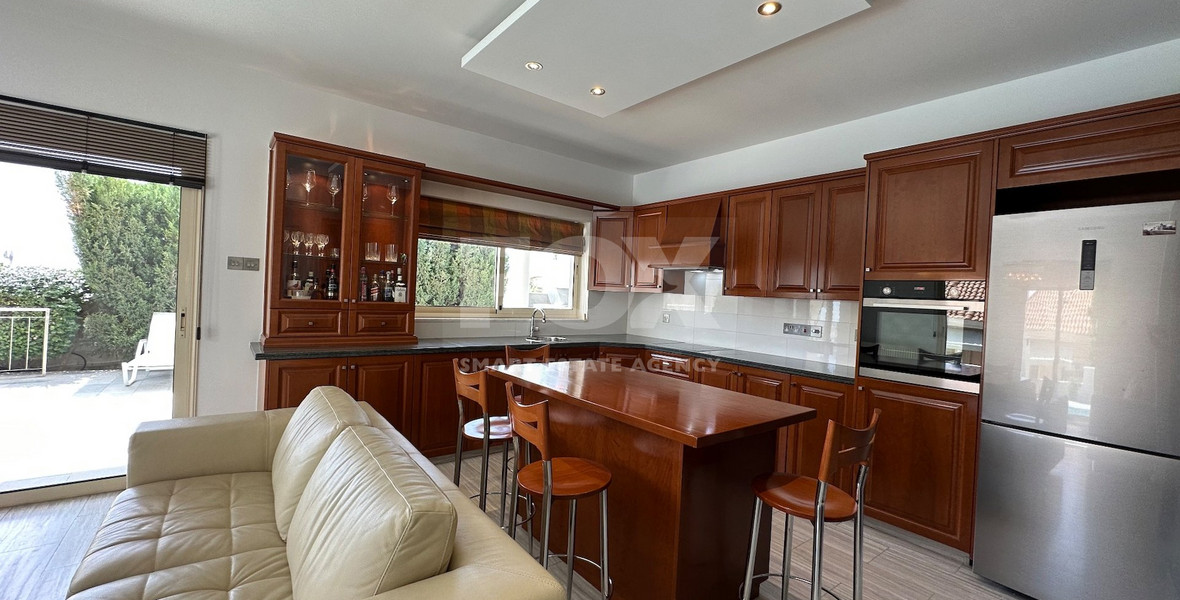 RENT: FURNISHED 3 BEDROOM HOUSE WITH COMMUNAL SWIMMING POOL IN PANTHEA AREA OF LIMASSOL