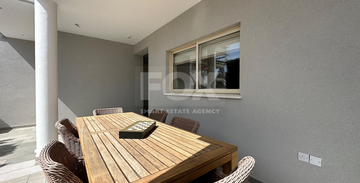 RENT: FURNISHED 3 BEDROOM HOUSE WITH COMMUNAL SWIMMING POOL IN PANTHEA AREA OF LIMASSOL