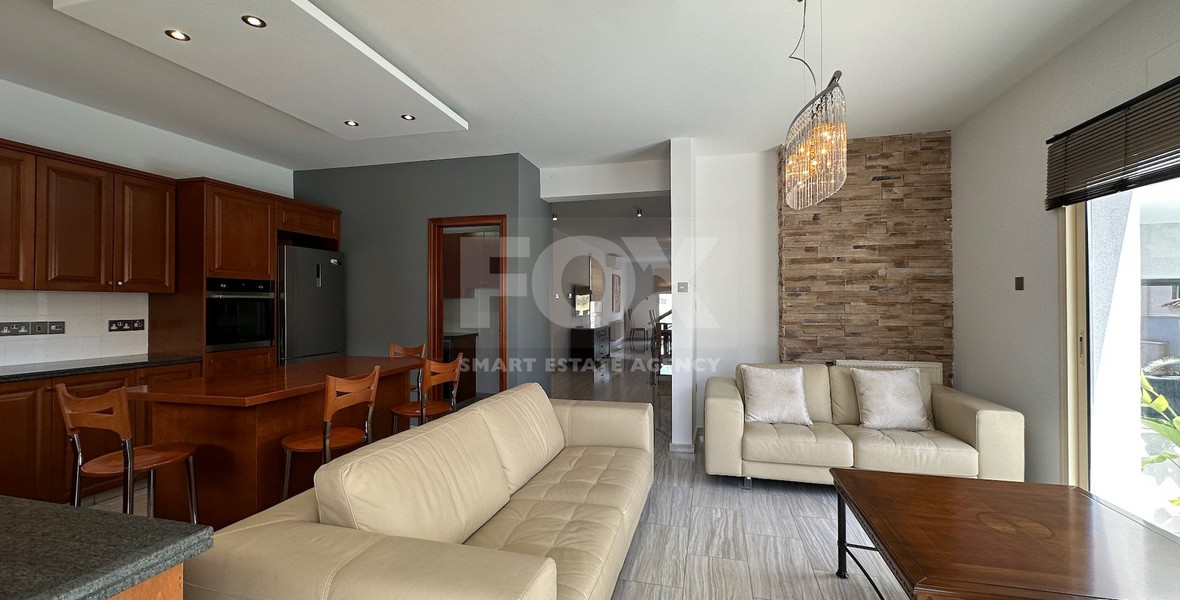 RENT: FURNISHED 3 BEDROOM HOUSE WITH COMMUNAL SWIMMING POOL IN PANTHEA AREA OF LIMASSOL