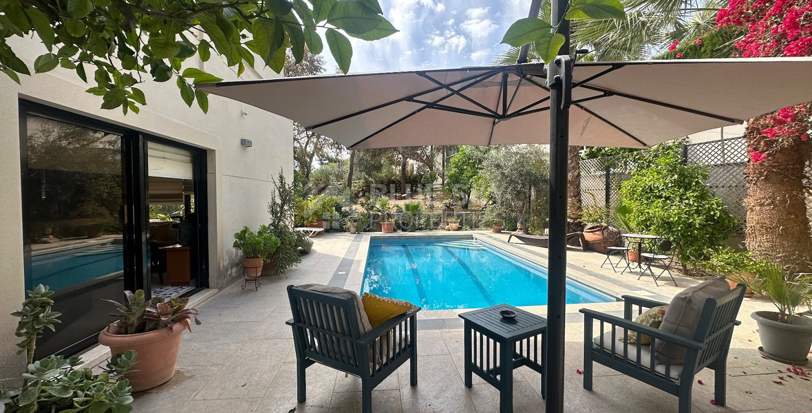 Unique charming four bedroom property for sale in the sought after location of Agios Tychonas