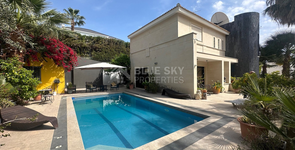 Unique charming four bedroom property for sale in the sought after location of Agios Tychonas