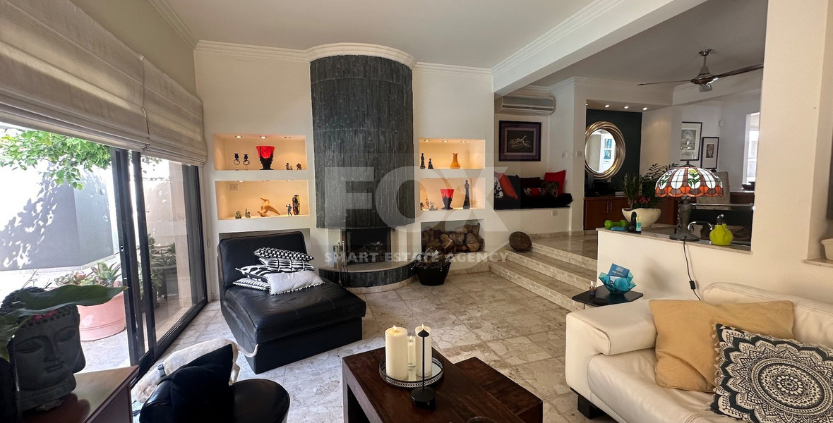 Unique charming four bedroom property for sale in the sought after location of Agios Tychonas