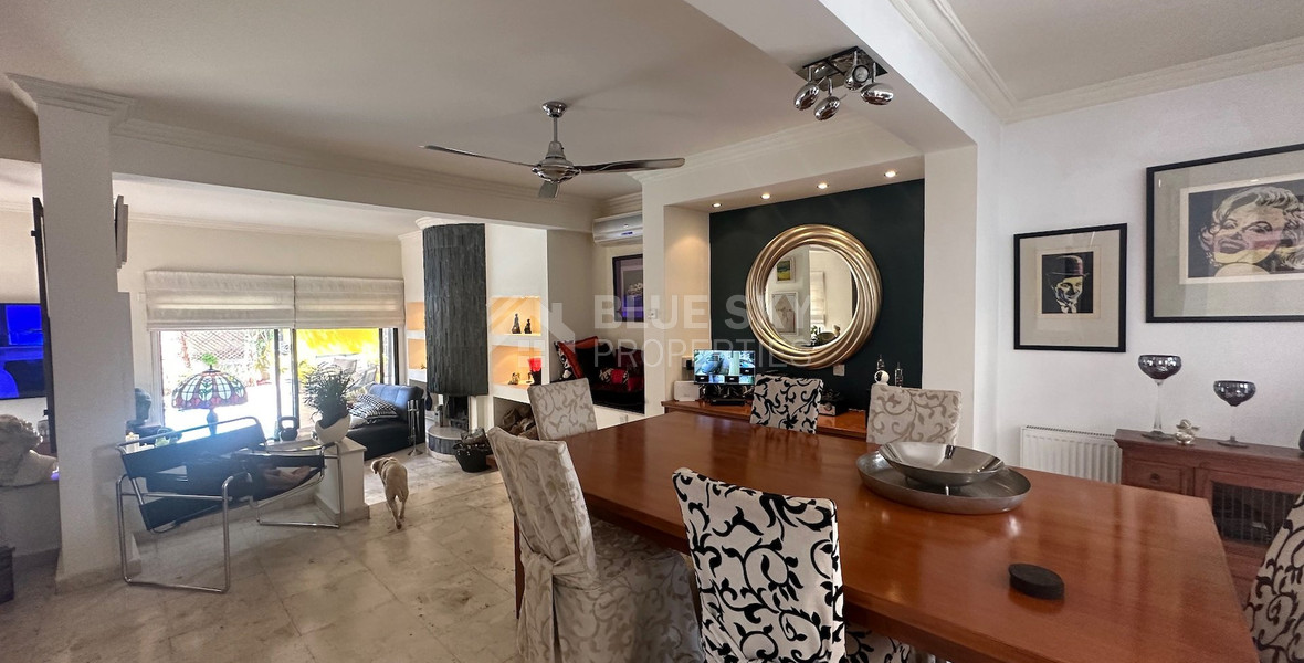 Unique charming four bedroom property for sale in the sought after location of Agios Tychonas