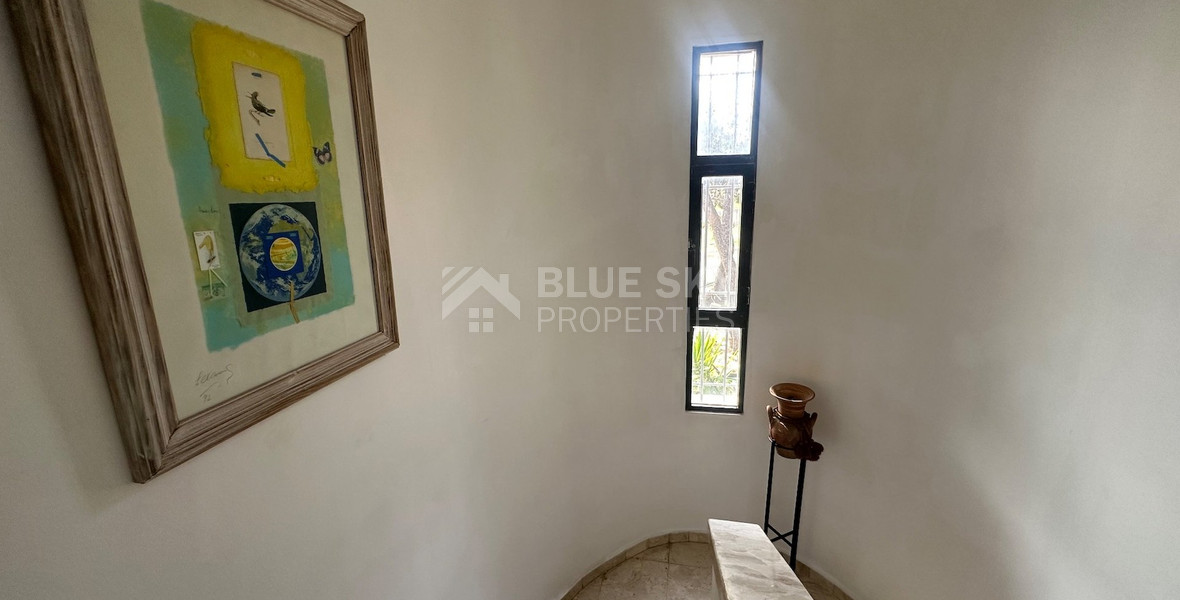Unique charming four bedroom property for sale in the sought after location of Agios Tychonas