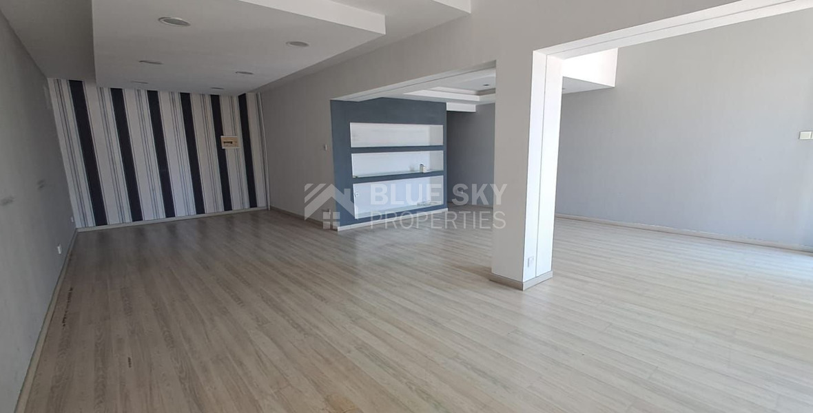 Ground floor shop on a commercial road for rent, Katholiki, Limassol