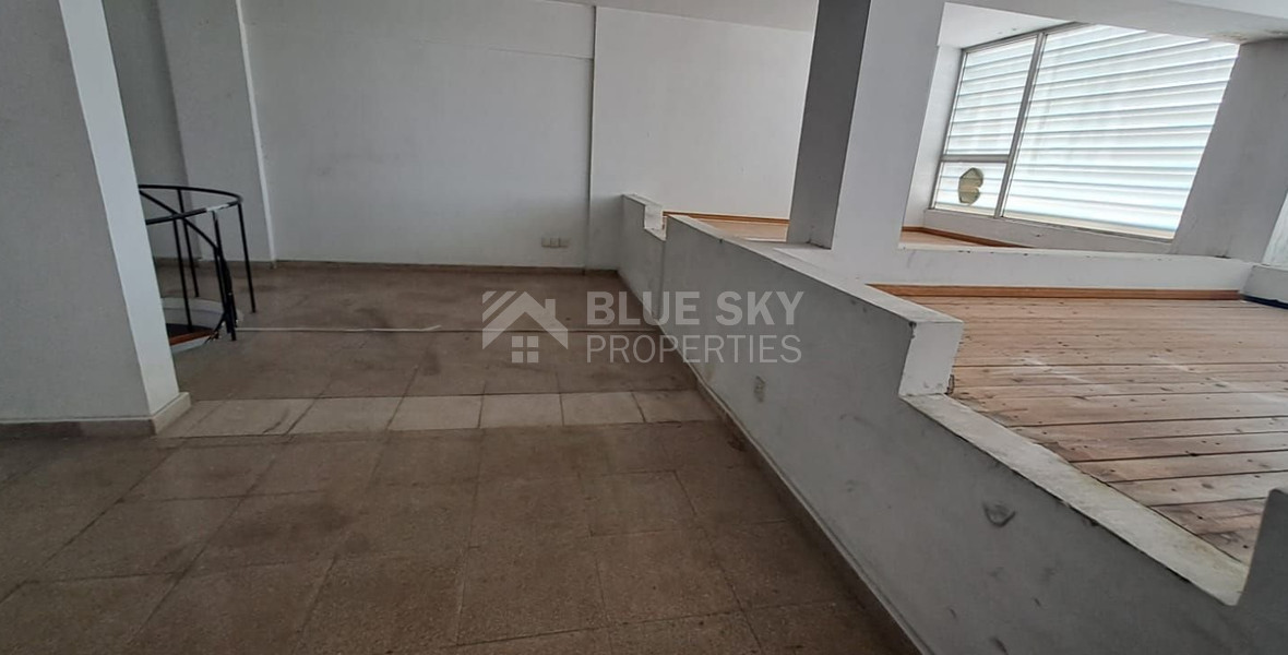 Ground floor shop on a commercial road for rent, Katholiki, Limassol