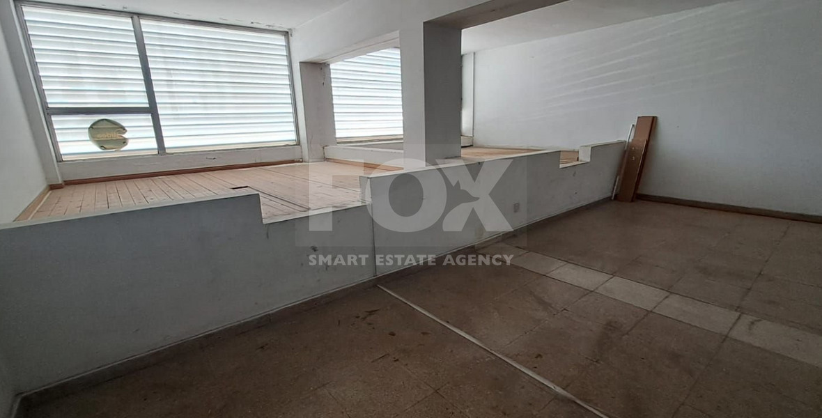 Ground floor shop on a commercial road for rent, Katholiki, Limassol