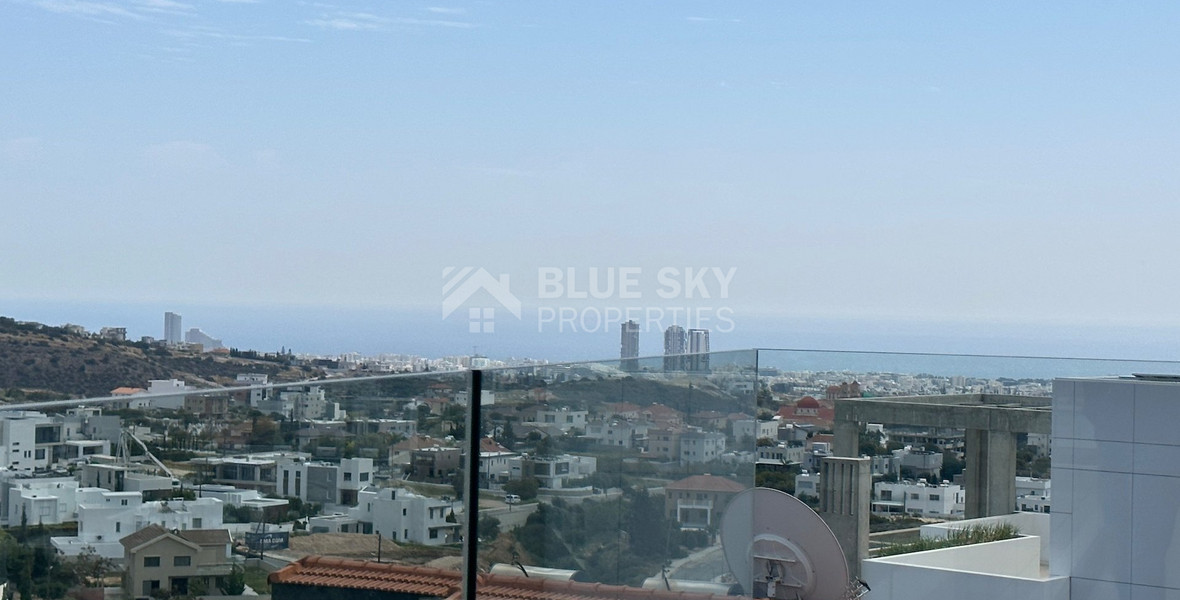High Quality Villa custom built for sale in a quiet residential area with panoramic views in Agios Athanasios