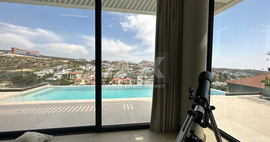 High Quality Villa custom built for sale in a quiet residential area with panoramic views in Agios Athanasios
