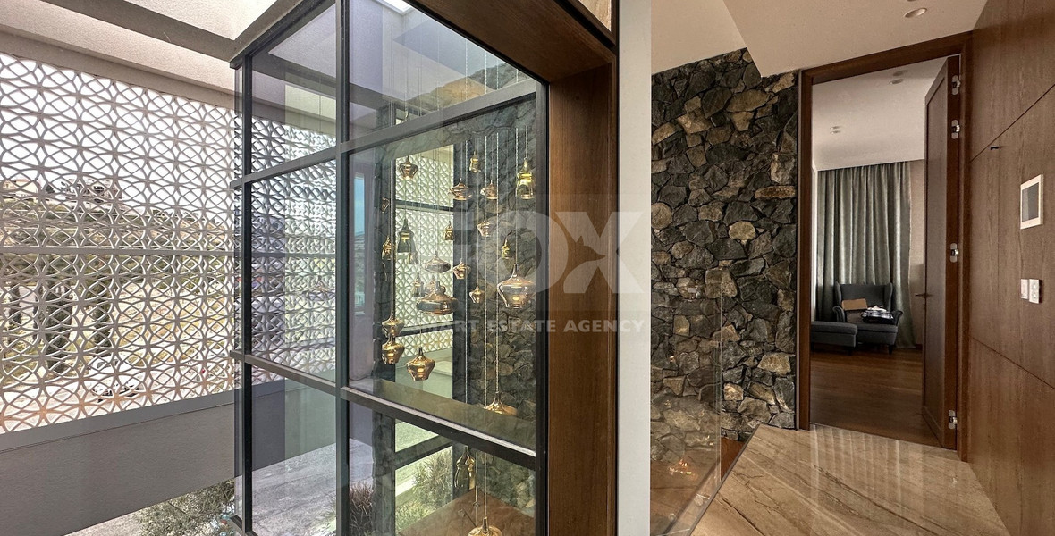 High Quality Villa custom built for sale in a quiet residential area with panoramic views in Agios Athanasios