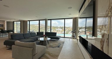 High Quality Villa custom built for sale in a quiet residential area with panoramic views in Agios Athanasios