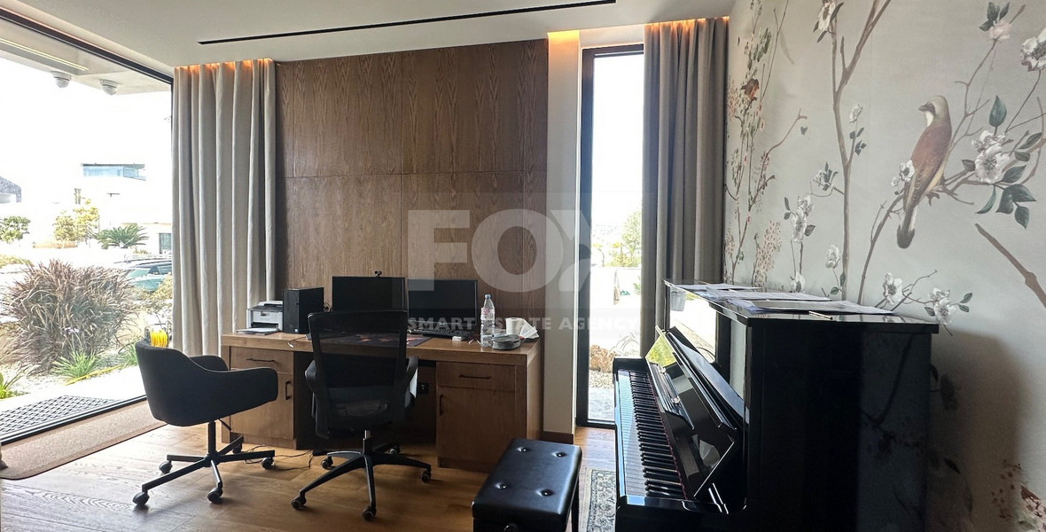 High Quality Villa custom built for sale in a quiet residential area with panoramic views in Agios Athanasios