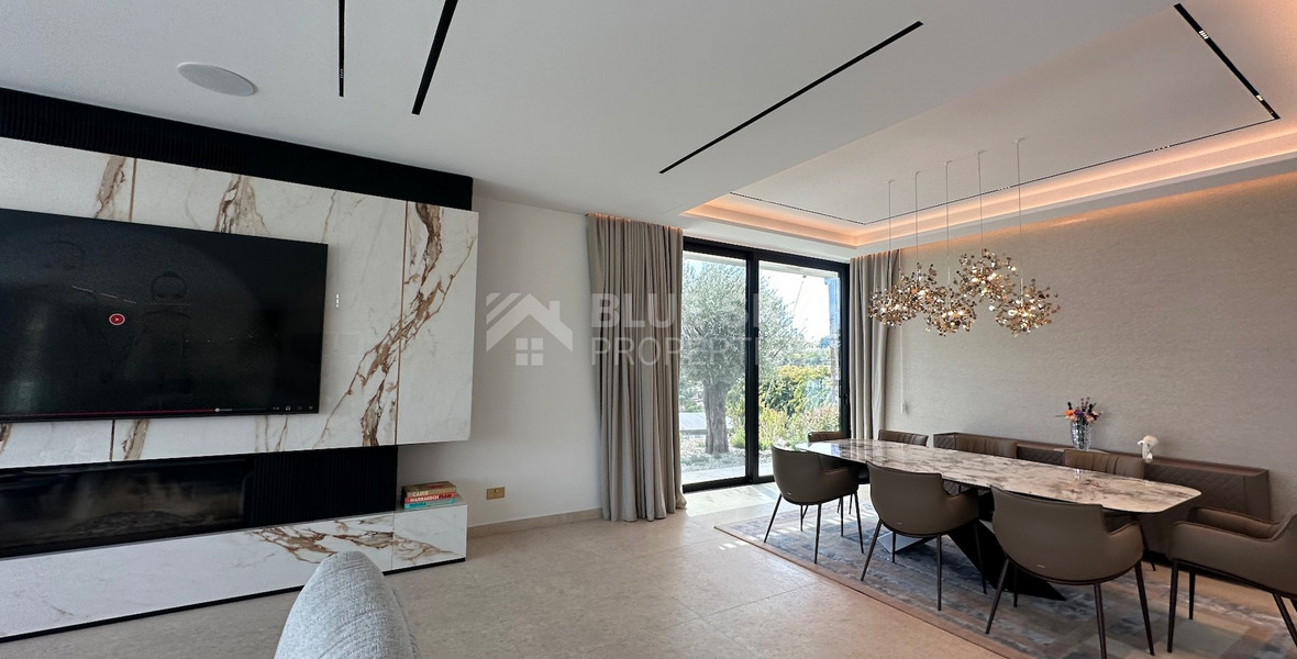 High Quality Villa custom built for sale in a quiet residential area with panoramic views in Agios Athanasios