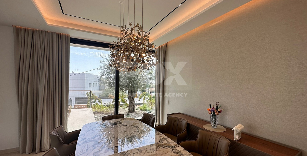 High Quality Villa custom built for sale in a quiet residential area with panoramic views in Agios Athanasios