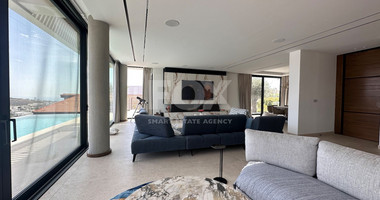 High Quality Villa custom built for sale in a quiet residential area with panoramic views in Agios Athanasios