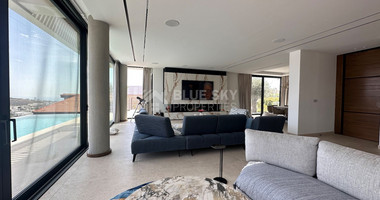 High Quality Villa custom built for sale in a quiet residential area with panoramic views in Agios Athanasios