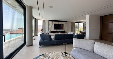 High Quality Villa custom built for sale in a quiet residential area with panoramic views in Agios Athanasios