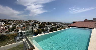 High Quality Villa custom built for sale in a quiet residential area with panoramic views in Agios Athanasios